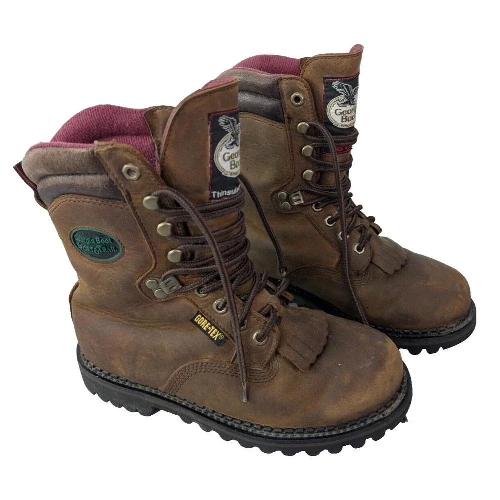 Georgia Sport & Trail Gore-Tex Boots Men Size US 8M Thinsulate Ultra 600 Leather - Picture 3 of 14